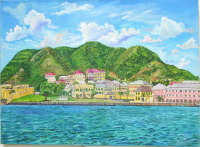 >Christiansted from the Cay - 2002, St. Croix, USVI